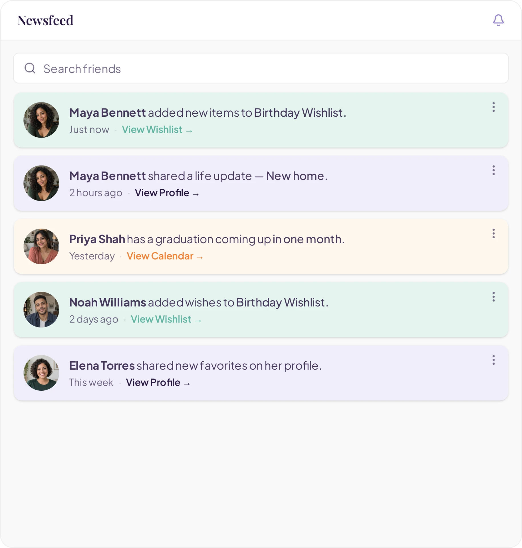 Hello Kado newsfeed